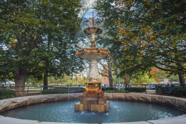 Photo of Class of 1894 Fountain in Summer