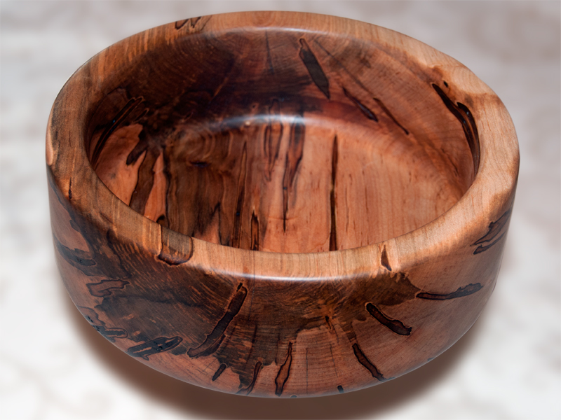 Soft maple bowl, image by Jspiess